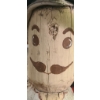 Image 2 : Outdoor Wooden Painted Man Garden Figure 9.5 W, 9.5 D, 49 T