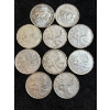 Image 1 : 10 Silver Canadian 25 c 80% Silver 58.31g various years
