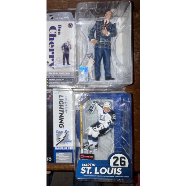 McFarlane NHL Legends Action Figures: Martin St.Louis & Don Cherry