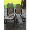 Image 1 : Two Bentwood and Cane Rocking Chairs for Restoration