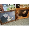 Image 3 : Planter tricycle, additional plant stand, vintage collectible of framed print set of "Grace" and "Gr