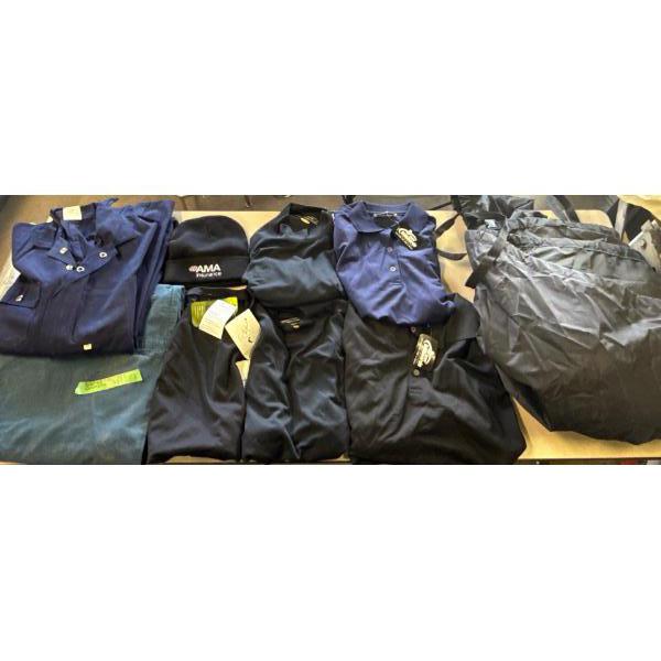 Mens Clothing Collection, Many Shirts w/ Tags, Size Large (Size 46 Coveralls) 