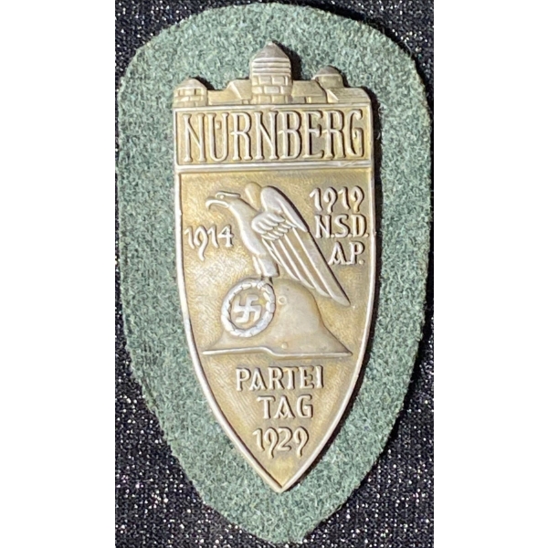 1929 Nuremburg Party Day Badge 