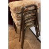 Image 2 : 5 Vintage Floral Print Stacking Stools