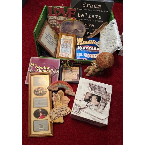 Misc. Home Incl. Games, Frames, Decor and More