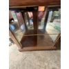 Image 2 : Vintage Glass Insert Corner Cabinet 