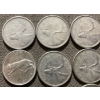 Image 2 : Canadian 25-cent Pieces 80% Silver 64.13 Grams