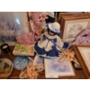 Image 3 : Decorative Wall Art, Crocheted Dolls, and Ceramic Plates