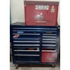 Image 1 : Husky Rolling Blue Tool Cabinet w/Multiple Drawers & Smaller Red Tool Box (Some Tools)