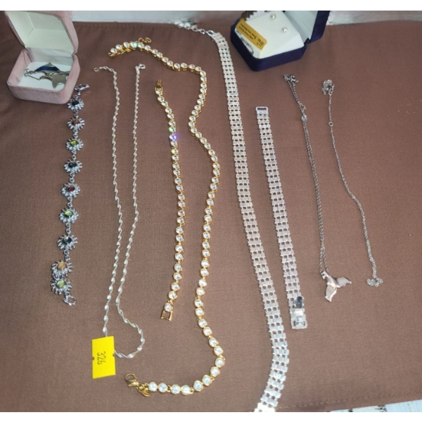 Necklaces, Fresh Water Pearl Earrings, Pins 