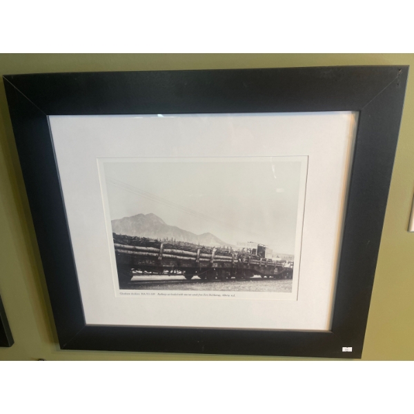 Glen Bow Archive Museum NA-711-189 Railway Car Loaded With Raw Tarsands Fort  McMurray 30 x 25
