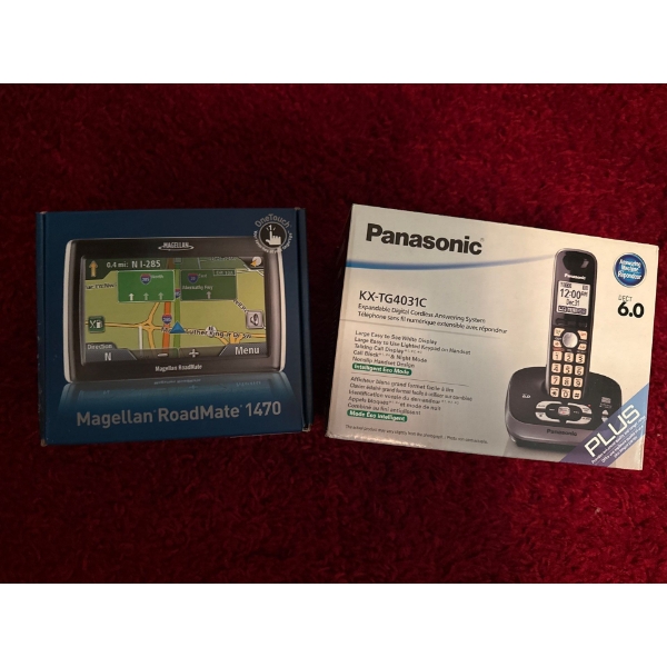 Magellan Roadmaster 1470 GPS System & Panasonic KX-TG4031C Digital Phone 