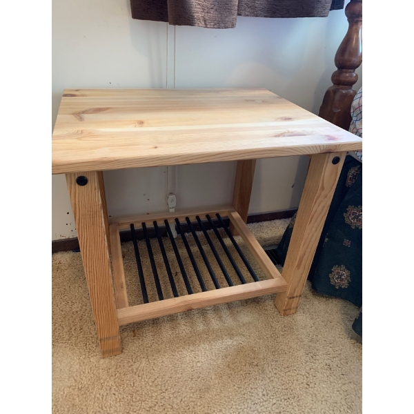 IKEA Pine Night Stand 18T/16W/20L