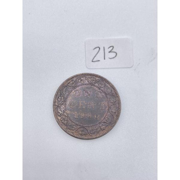 1900 Canadian Large One Cent 