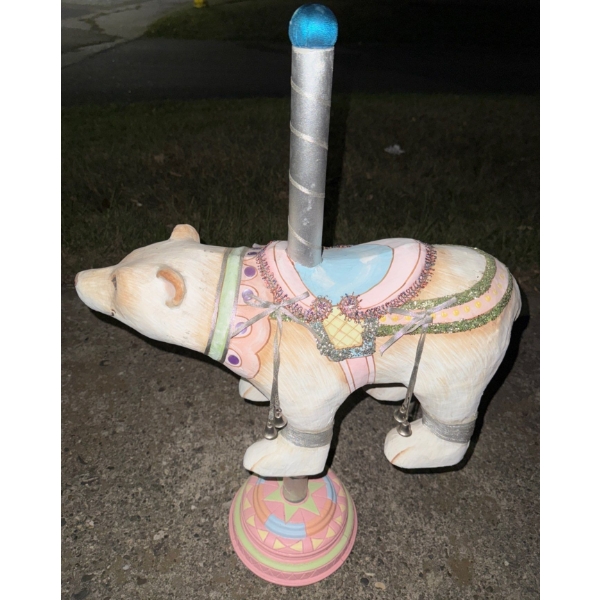 Decorative Special Event Basket Collection 3ft Tall w/ Carousel Bear