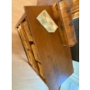 Image 2 : Wicker Decor Shelf & Baskets 32T x 31L x 15.5D
