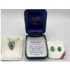 Image 2 : ARIKI 24K Gold Plated Genuine New Zealand Paua Shell Necklace and Matching Earrings