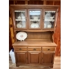Image 1 : Traditional American style design glass paned doors for display ample storage drawers no Contents