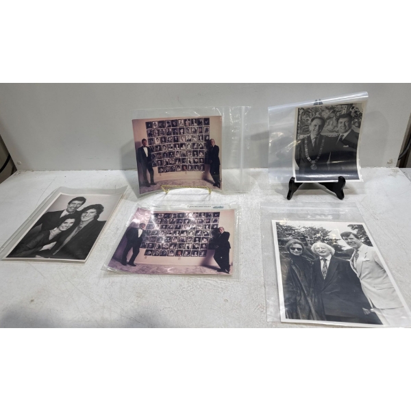 Collection of Images with Nigel Wattis and Other Celebrities