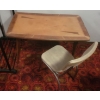 Image 2 : Vintage Table, Winds for Taller Height (Loose + Wobbly, Some Peeling), Vintage Chair & Clothing Rack