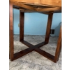 Image 5 : Large Wooden Round Kitchen Table w/ Six Chairs  52" diameter 36"tall