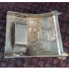 Image 3 : WWII German Stamps, Belt Buckle, Swastika with Nazi Eagle Pin, and More