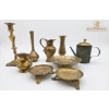 Image 4 : Brass Decorative Items Including Vases, Pots, and Plates