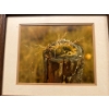 Image 10 : Lakeside Painting, 3 Pcs, By H. Jr (Square Centre Piece is 2Ftx2Ft) & 'Alert Cougar' By Ken C. Print