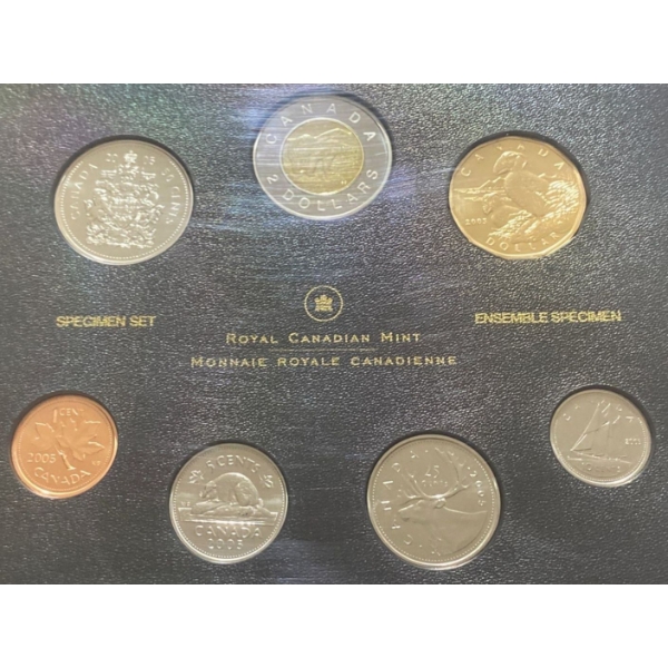 2005 Canadian Specimen Set 