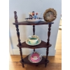 Image 1 : 3 Tier Corner Spindle Shelf 18T w/ Tea Cup Collection - Paragon Anysley & Royal Albert