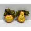 Image 1 : Chalk Fruit, Apple and Pear Smiling Duo