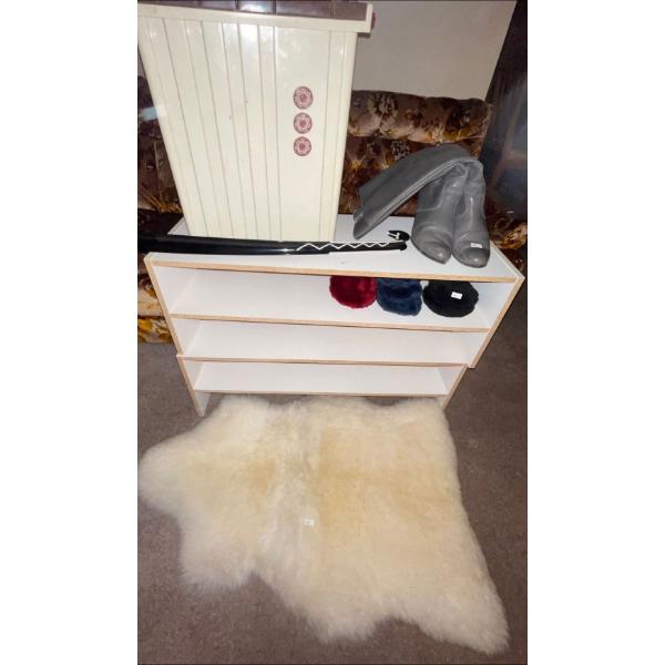 Shoe Rack 4 Tiers 24x17 Shoes Size 10/11