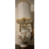 Image 1 : Large Decor Lamp - Ceramic Floral Design - 36T Large