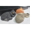 Image 3 : 3 Sandicast Sculptures  1989 W04 Fox, 1989 W11 Sea lion & 1986 C72 Bear Cub