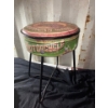 Image 5 : Storage "American Made Motorcycle" Stool and Tin Dodge Sign