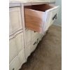 Image 3 : French Provincial Nine-Drawer Dresser in Off-White Finish