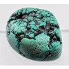 Image 2 : Seafoam Turquoise (64.7 ct, 31×24.5 mm Baroque)