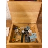 Image 2 : Costume Jewlery Collection in Wood Keepsake Box 12x9