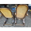 Image 3 : Two Bentwood and Cane Rocking Chairs for Restoration