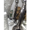 Image 3 : Assorted Decor Items Including: Crystal Decanter, Vases, Candleholders