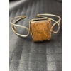 Image 4 : Stamped .925  22-Inch Aventurine Necklace and Brodzite Bracelet 