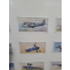 Image 4 : Framed Under Glass John Players Airplane Cigarette Cards 25 w 31 1/2 h
