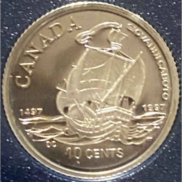 1997 500th Anniversary of John Cabot 92.5% Silver 2.4 Grams