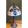 Image 1 : Beautiful Tiffany Style Lamp w/ Metal Base - 15T 
