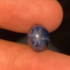 Image 1 : $7,200 Appraisal - 3.6 ct Cert. Blue Star Sapphire Gemstone
