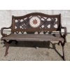 Image 1 : Traditional Outdoor Bench w/ Tile Detail 29T