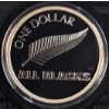 Image 1 : 2011 NZ All Blacks - 99.9% Fine Silver Proof Coin (Fern)