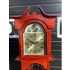 Image 3 : Tempest Fugit Cherry Wood Grandmother Clock w/ Pendelum 15x7x67