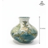 Image 2 :  Moorcroft Pottery Vas "Banksia"  4.5''INCHES IN HEIGHTS , Impressed Moorcroft, Made in England.