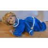 Image 5 : Porcelain Doll Collection: Vanessa, Baby in Blue PJ's, Girl in Green. Tallest is 17T 